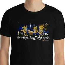 Camiseta divertida Vintage Taco Bout 3 hombres sabios Navidad Jesús Natividad regalo escena Camiseta talla grande ropa camiseta