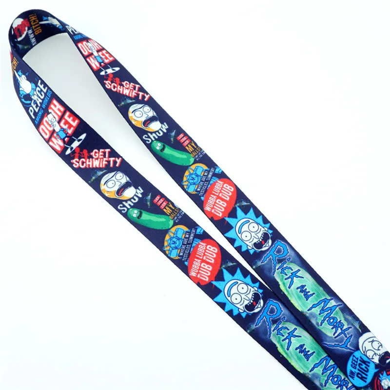 Милый аниме lanyard ID бейдж держатель брелок шейный ремень мобильный телефон