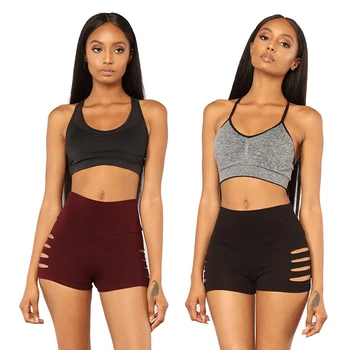 

Women's High Waist Sports Short Workout Running Fitness Yoga Seamless Shorts Push Up Hip Gym Sexy Sports Shorts