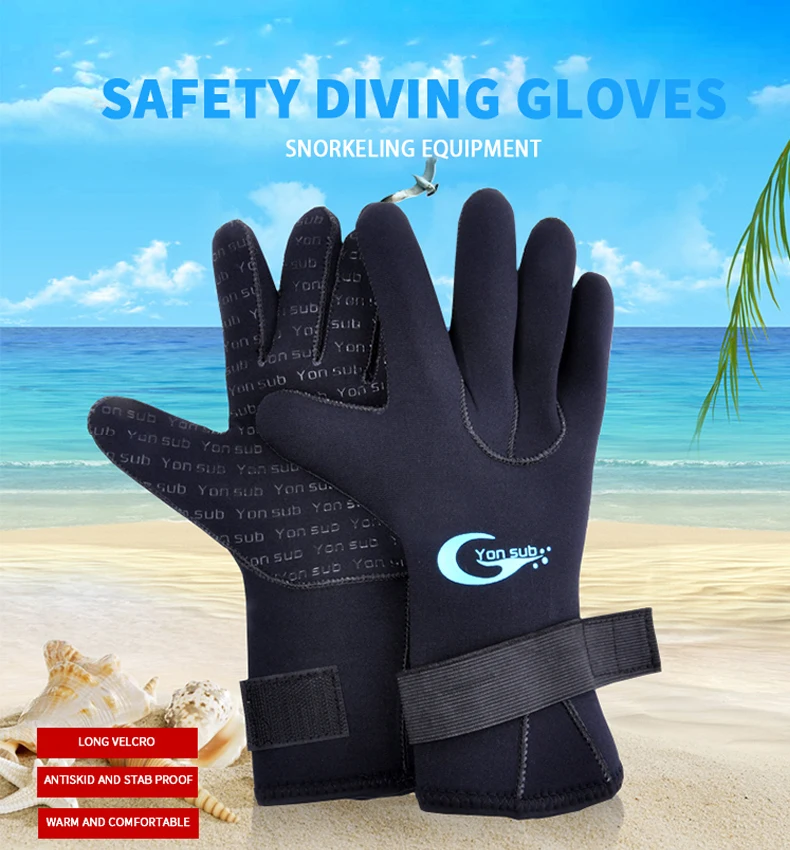 3mmNeopreneScubaFishingDivingGlovesUseForUnderwaterHunting