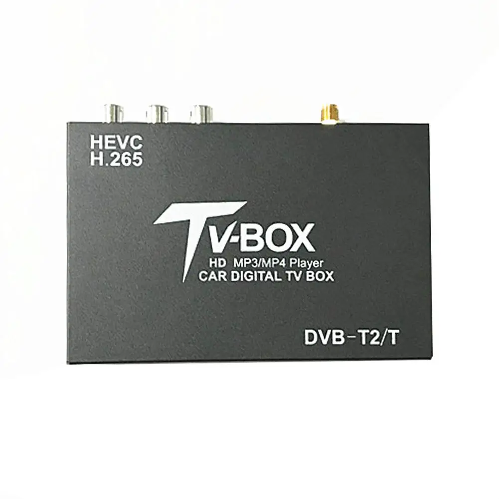 12V автомобильный мобильный цифровой ТВ коробка DVB T2/тонный автомобиль монитор с