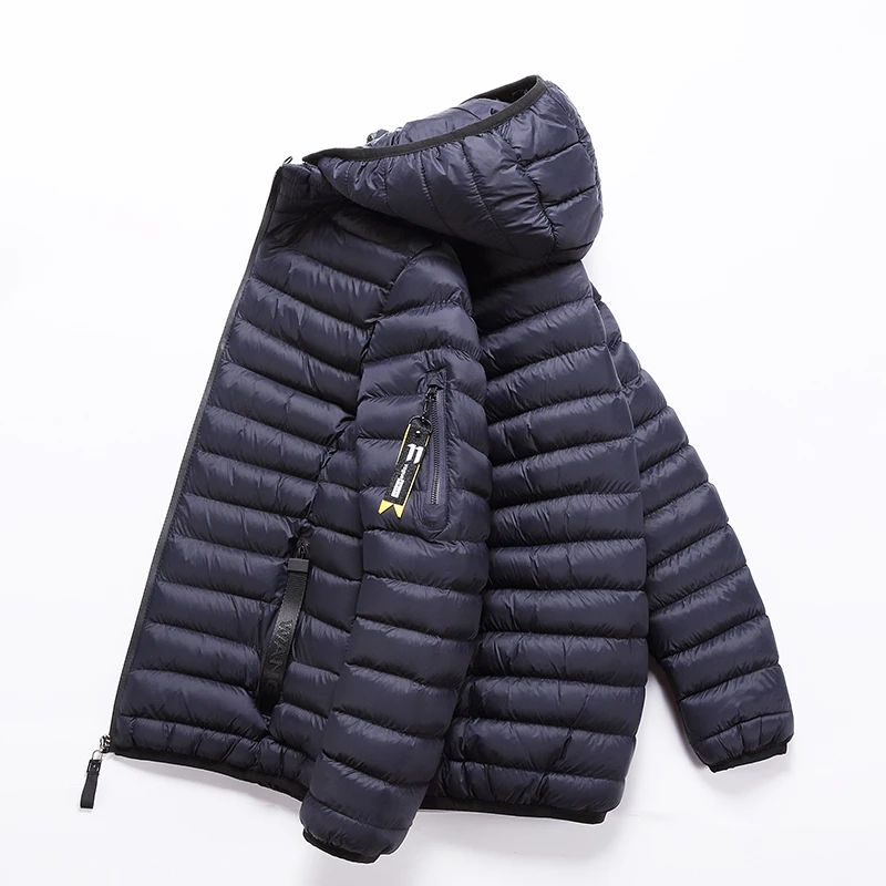 Kopen Mannen Winter Jas Met Hoofdtelefoon Casual Dikke Kapmantel Warme Mannen Winter Jas Winddicht Hoed Afneembare Gewatteerde Overjas Homme