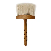 Стилист волос стрижка шеи очиститель для лица щетка конский волос деревянная ручка щетка для чистки волос щетка для шеи Пыльник