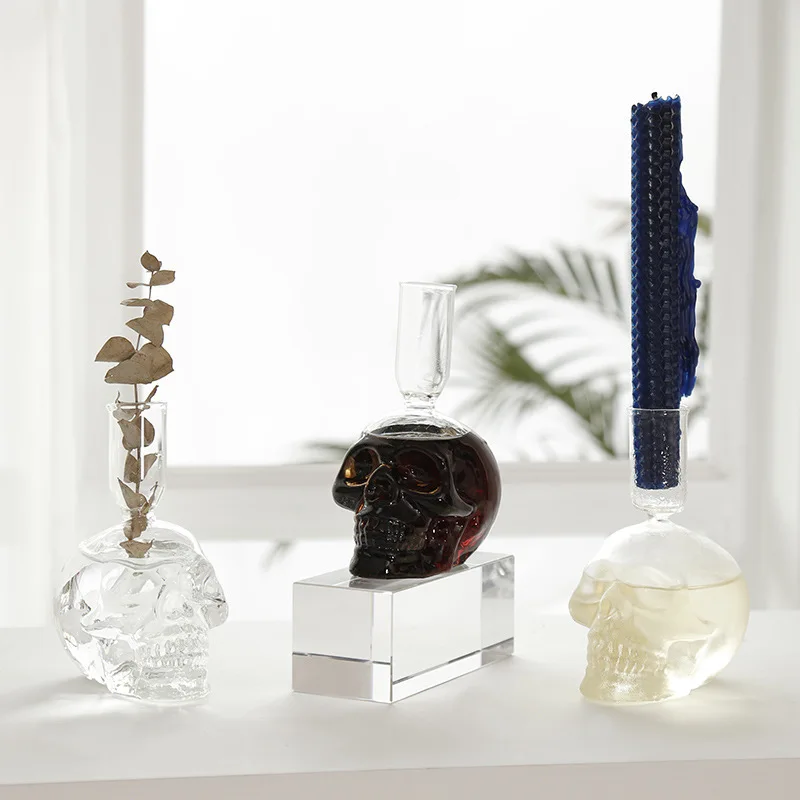 Northern Europe Concise Human Skeleton Head Candle Holder Goods Of Furniture For Display Rather Than For Use Bar Café Tea With Northern Europe Concise Human Skeleton Head Candle Holder Goods Of Furniture For Display Rather Than For Use Bar Café Tea With