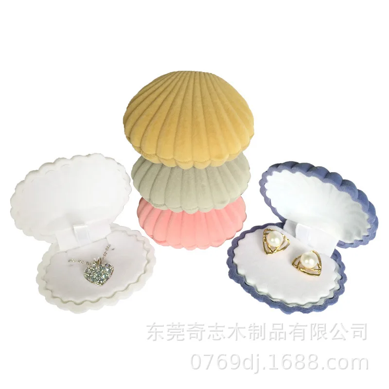 

New Style Creative Shell Jewellery Box Jewelry Hand Jewelry Gift Storage Box Ear Stud Necklace Collection Box