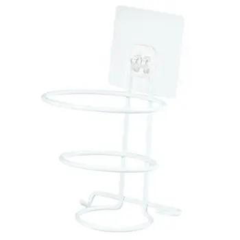 

Hair Dryer Rack Wall Mounted Bathroom Hotel Stand Holder Hairdryer Shelves Shelf Storage Hanger No Drilling
