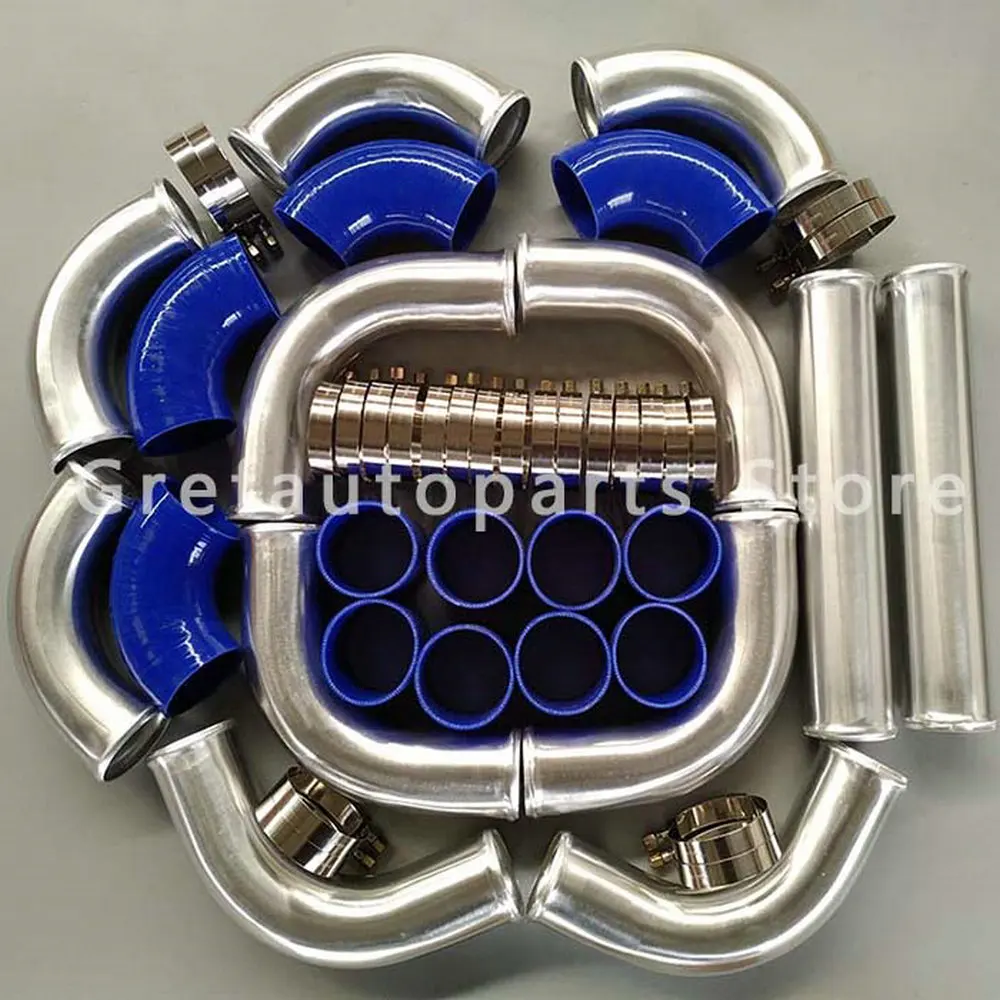 Hot Selling 2.25" 57mm Aluminum Turbo Intercooler Piping Pipe Kits