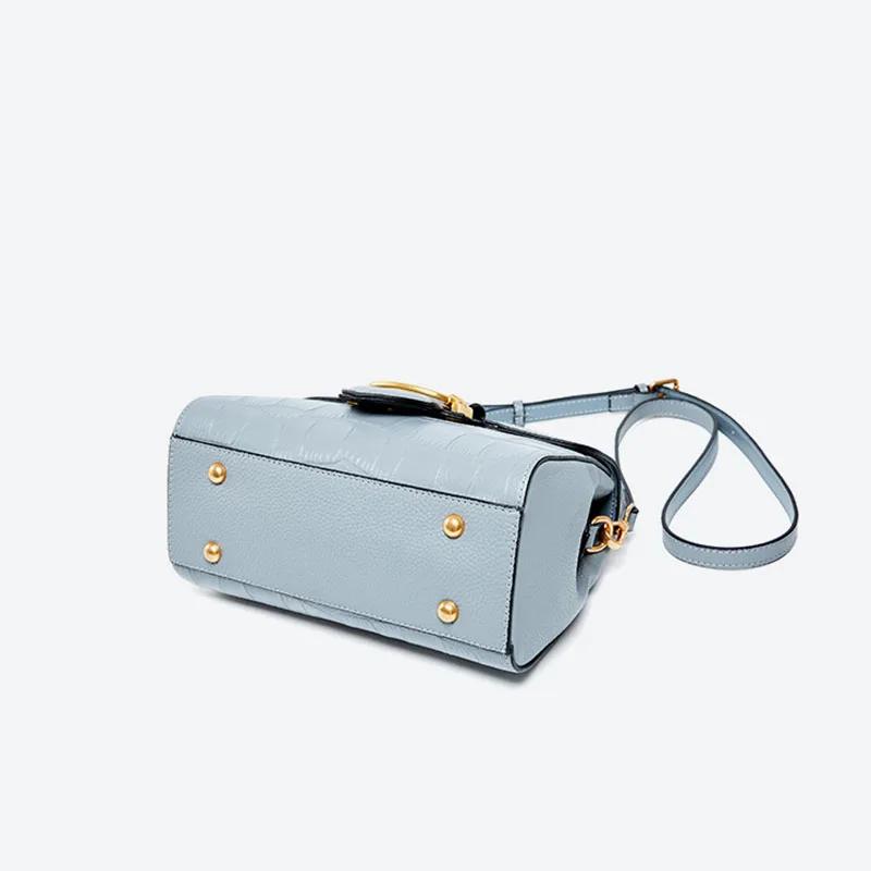 Crossbody Bag Summer Women Genuine Leather Shoulder Bags Crocodile Handbag Real Leather Totes Female Crossbody Bag Blue crossbody bag women handbags leather shoulder bag