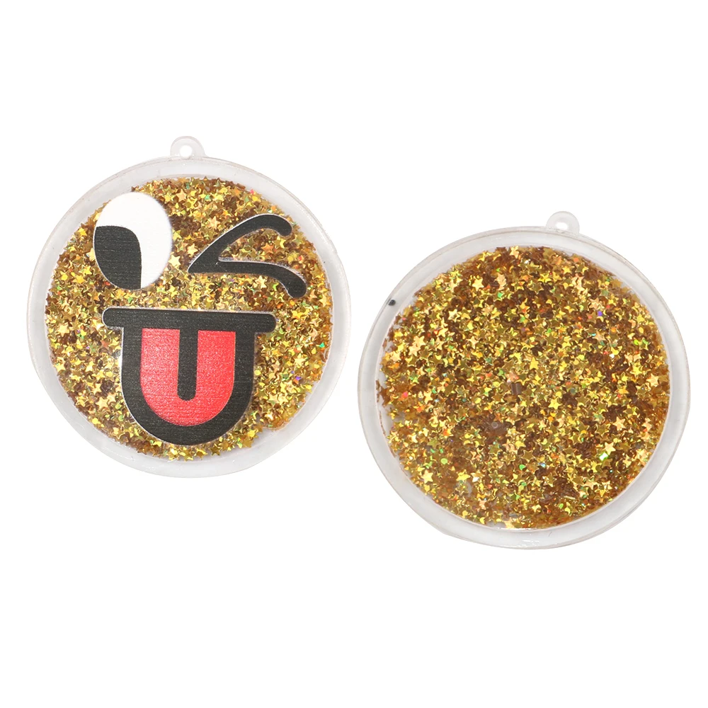 

David accessories Smile Transparent Plastic Resin with Sequins DIY Make Hair Clip Accessories Jewelry Craft Phone Decor,5Yc7367