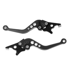 1 пара Регулируемый Мотоцикл с ЧПУ рычаги тормоза сцепления модификация для Yamaha Honda Универсальный