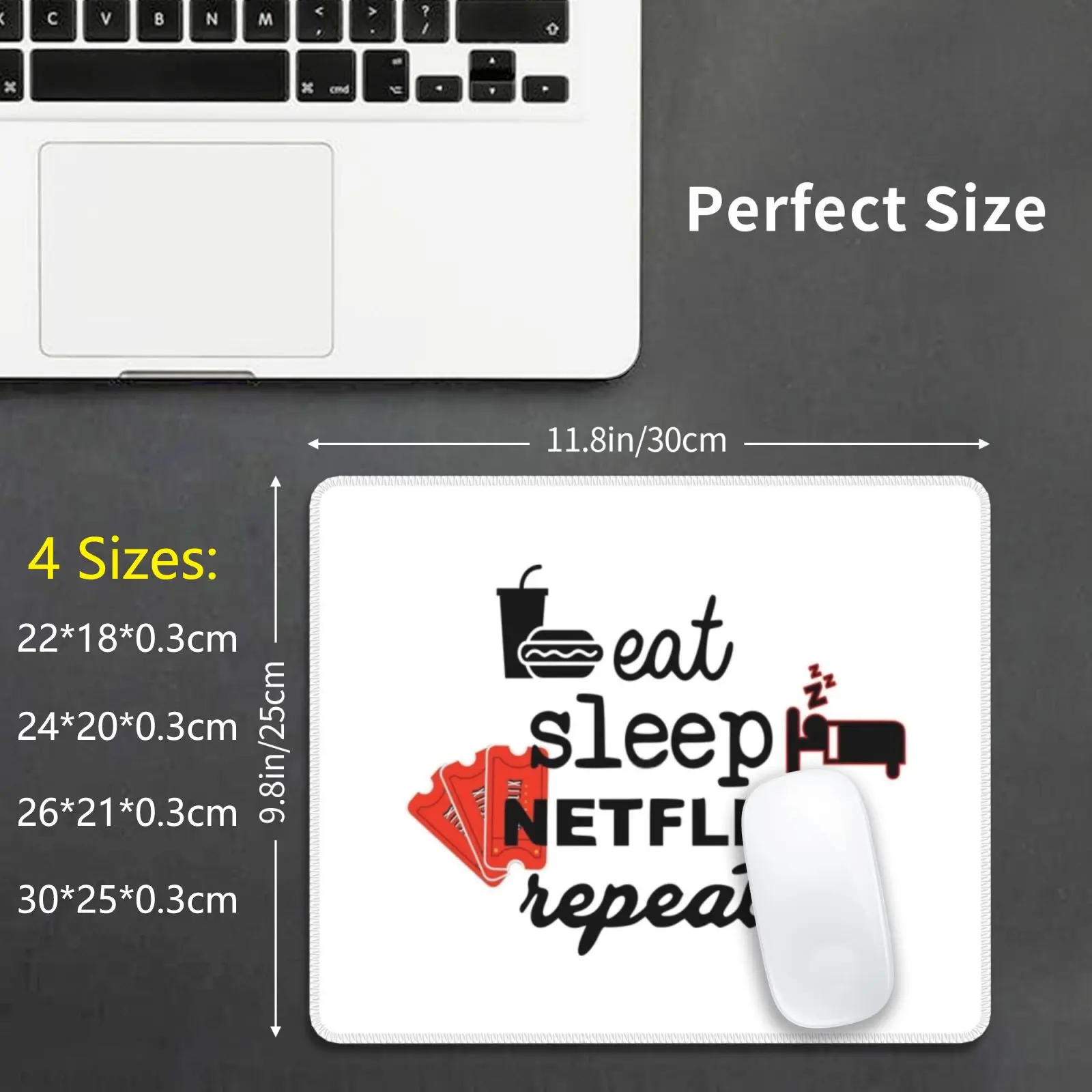 Orologio Netflix! Tappetino Per Mouse Stampa Fai Da Te Netflix Tv Show Logo Sense 8 Vikings Suits La Casa De Papel