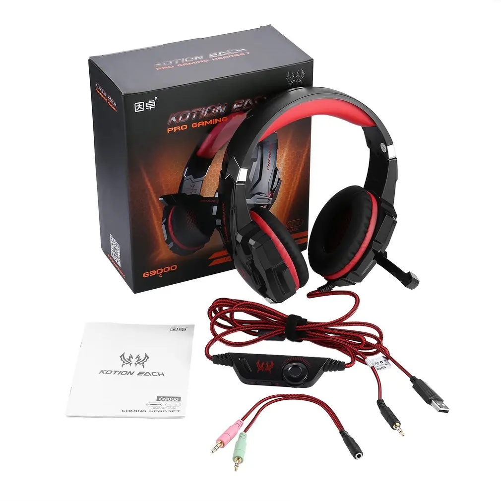 G9000 ӿ   ̾ 3.5mm  (ũ ) PS4 G9000  Ʈ º ޴ ȭ  LED Ʈ ̾