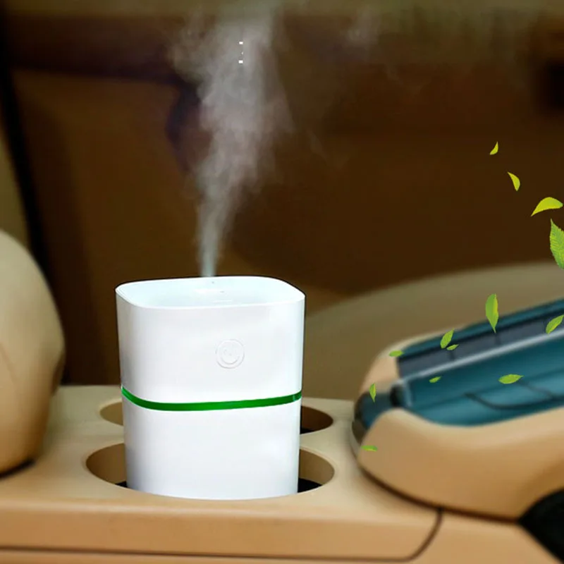 

LED Light Lamp Cup Air Freshener Aromatherapy Essential Oil Aroma Diffuser for Home Car 240ml Ultrasonic Humidifier with