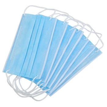 

50pcs 3 Layers Disposable Face Mask Comfortable Earloop