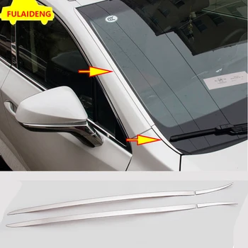 

4pcs For Lexus NX200 NX200t NX300h 2015-2018 stainless steel Front Windshield Strip cover Trim Car Styling Accessories