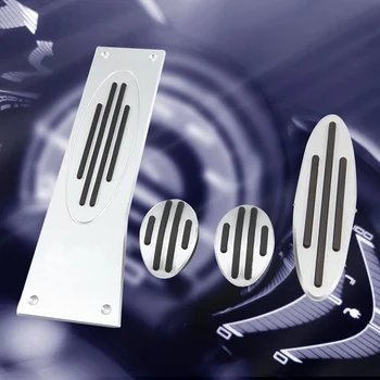 

Car Footrest Clutch Brake Gas Accelerator Pedal Pad No Drilling for BMW MINI R56 F55 R53 Couper S Countryman Paceman MT Styling
