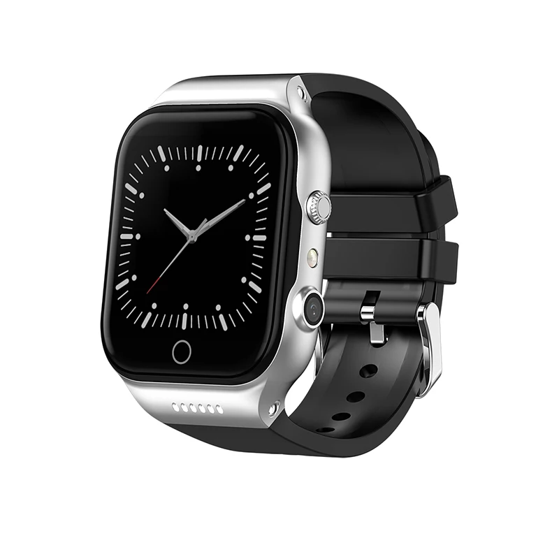 Silver SULEIYI X89 Android 5,1 Смарт часы MTK6580 16G rom 1 ram часы мужские 3g SIM WiFi Спорт Фитнес gps SmartWatch Relogio Inteligente - Цвет: Silver