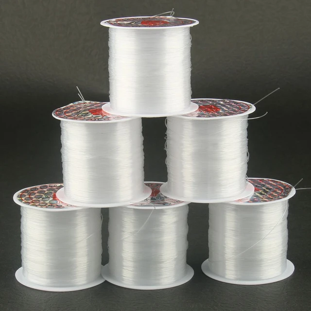 100-20meter 0.2-0.6mm Transparent Non-Stretch Strong Fish Line