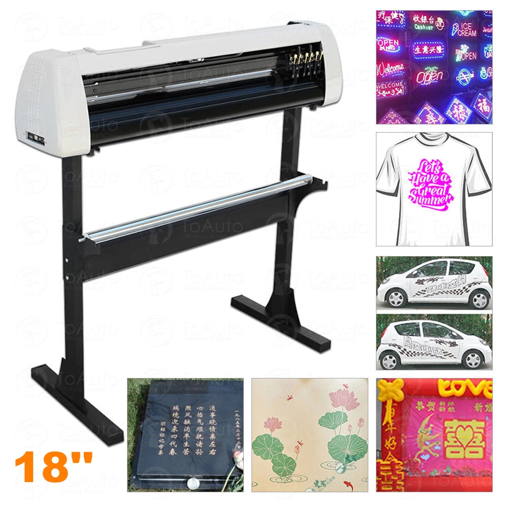 

18'' Vinyl Cutter Plotter Sign Cutting Machine for Transfer Paper Sign Sticker Cutting & Vinyl Sticky Self-adhesive Car Sticker