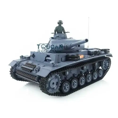 1/16 Henglong 6 0 Пластик Пособия по немецкому языку Panzer III L RTR Р/У танки 3848 Сталь редуктор