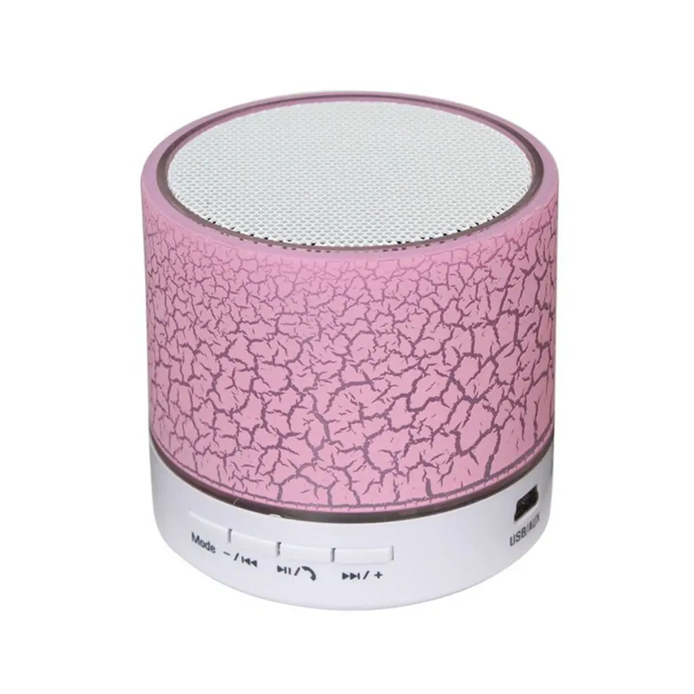 Bluetooth Speaker Mini Wireless Loudspeaker Crack LED TF USB Subwoofer Bluetooth Speakers mp3 stereo audio music player FM Radio