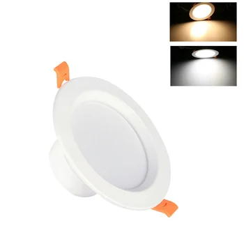

LED Recessed Ceiling Panel Light 3W 2.5 Inch Led Lighting White For Home Office Slim Lamp Fixture Durable