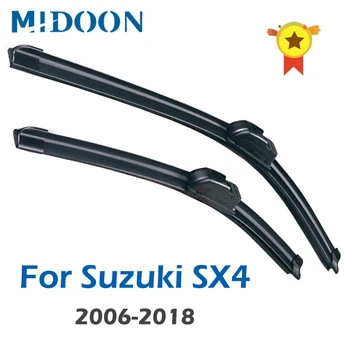 

MIDOON Wiper Front Wiper Blades For Suzuki SX4 2006 - 2018 Windshield Windscreen Front Window 26"+14"