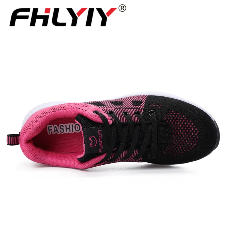 Fhlyiy/женская повседневная обувь на плоской подошве; сетчатые дышащие кроссовки на платформе со шнуровкой; женская обувь; брендовая Роскошная обувь; Zapatos De Mujer