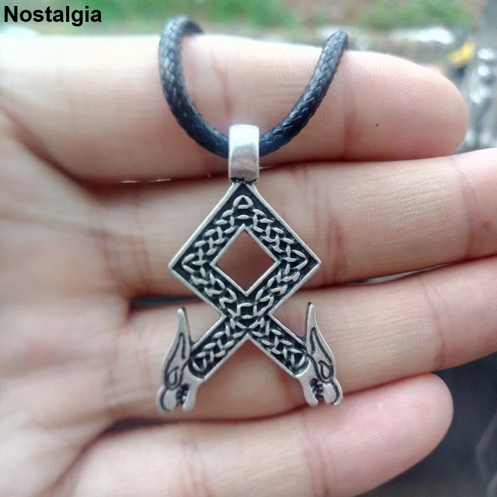 Викинг Волк Amulet Runic Rune Fehu норвежский талисман ирландские узлы ювелирные изделия