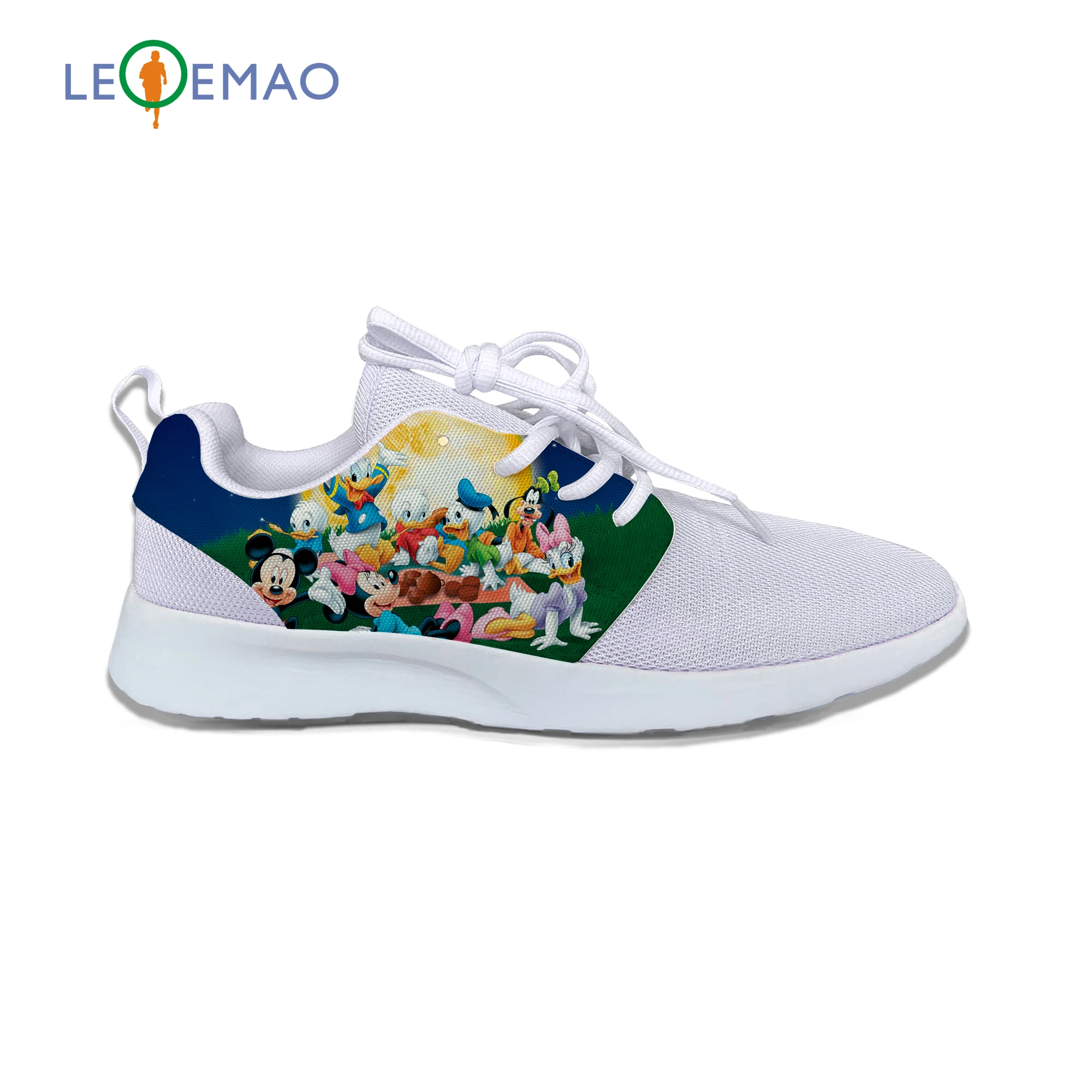 

Light Running Shoes Breathable Sneakers Hot Mickey And Friends Top Classic Man Shoes Woman Sports Shoes Breathable Mouse