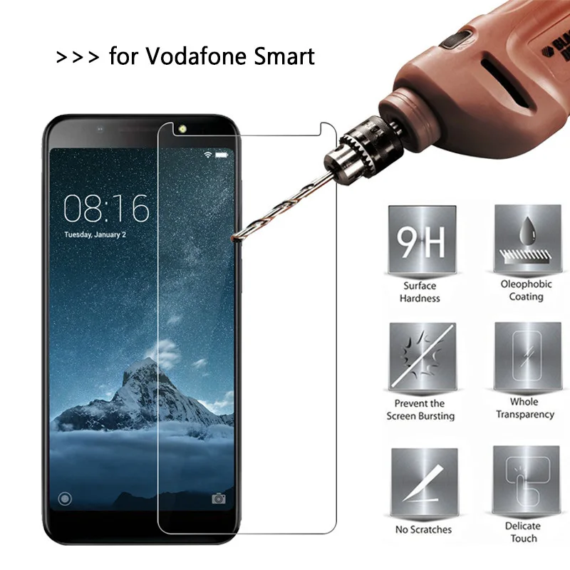 

9H HD Tempered Glass For Vodafone Smart V8 V10 N10 Screen Protector For Vodafone SmartV8 SmartV10 SmartN10 Protective Glass