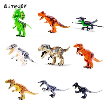 

Compatible with Jurassic world 2 Dinosaur Tyrannosaurus Rex building blocks bricks toys for children Christmas
