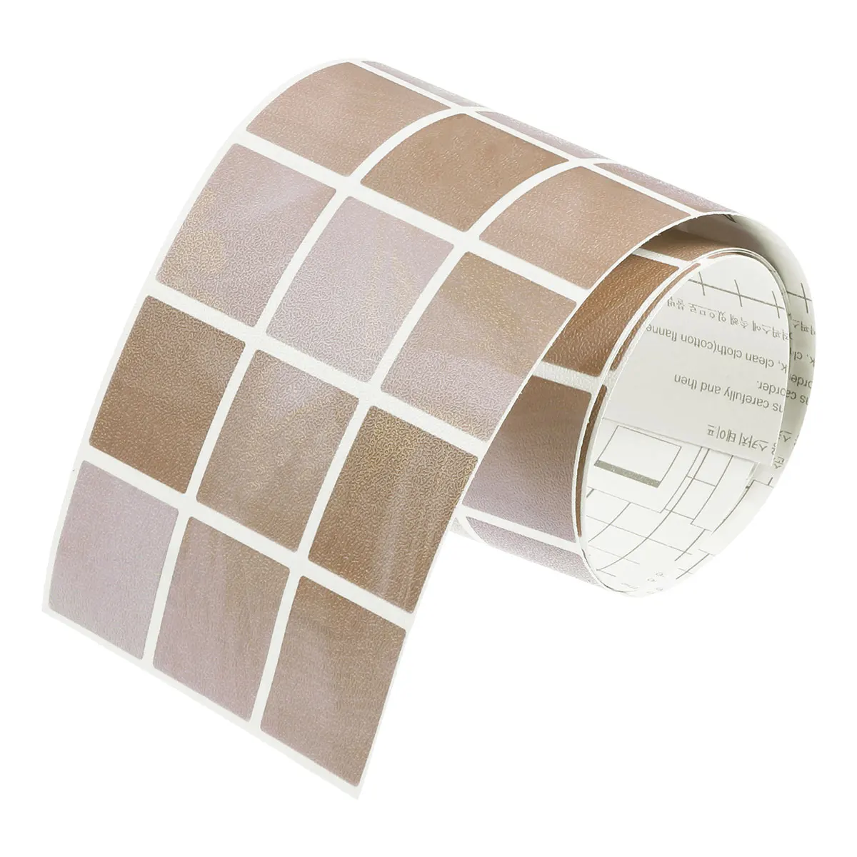 

10x100CM Self Adhesive Mosaic Tile Removable Waterproof Marble Design Peel and Stick Backsplash for Kitchen Bathroom Decoration