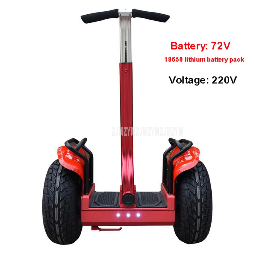 220V Red 2 колесный Ховерборд пройденное расстояние в милях 30 км Электрический скейтборд самостоятельной от производителя onlywheel в Китае(стандарты с поручнем Bluetooth Динамик 72V Батарея 19 дюймов - Цвет: 220V Red