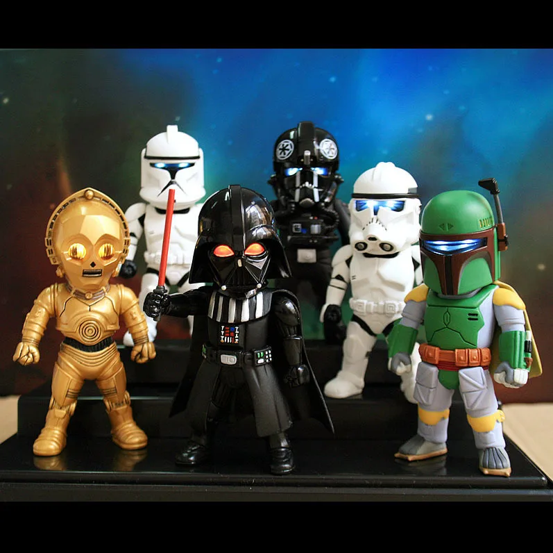 

Star Wars Star Wars Q Version Star Wars Movable Model hand-made toy dolls Car dolls, gifts Action & Toy Figures
