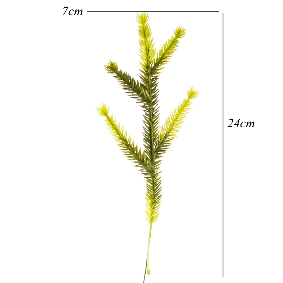 1 упаковка, сделай сам, венок из искусственных цветов, искусственные растения, сосновые ветки для рождественской вечеринки, украшения для рождественской елки, Детские Подарочные принадлежности - Цвет: 5pcs F
