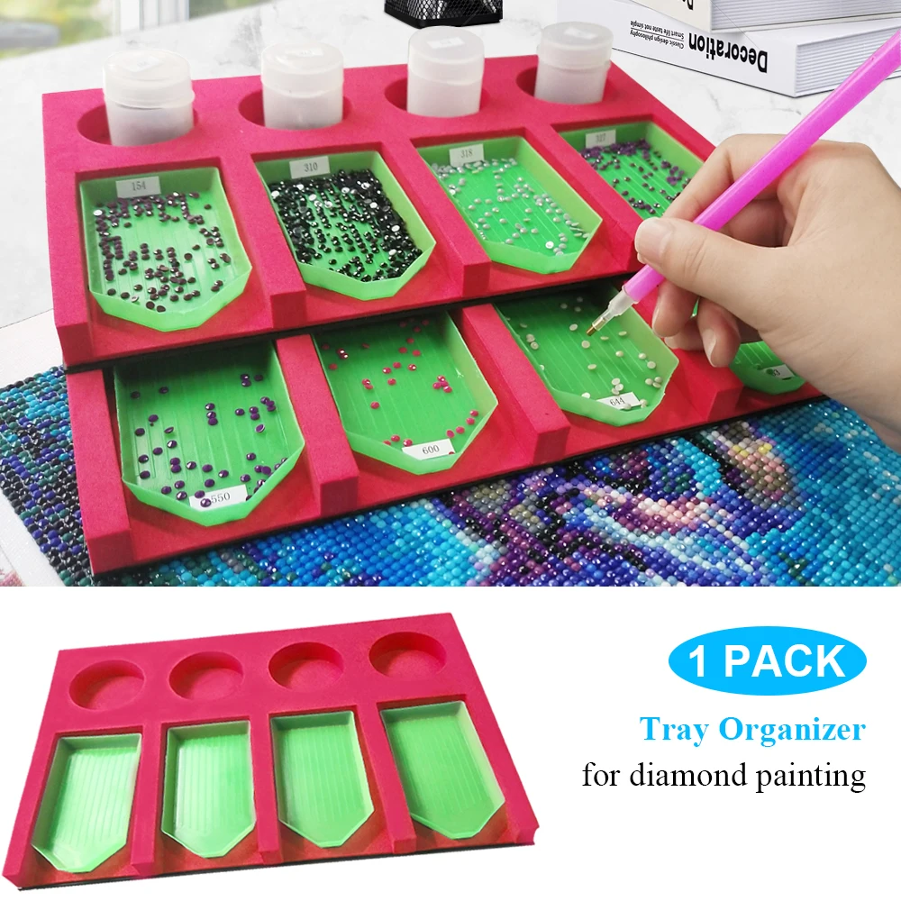 Diamond Painting Tools and Accessories Beading Tray Organizer Multi Diamond Painting Tools and Accessories Beading Tray Organizer Multi