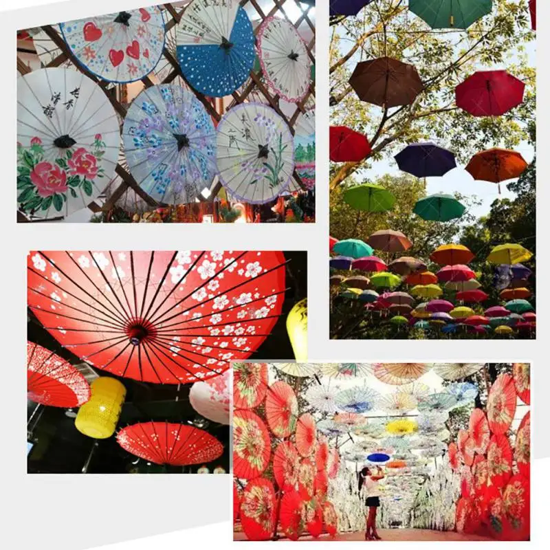 11 цветов, японский Китайский Художественный зонтик с масляной краской, зонтик для свадебной вечеринки, костюмы для костюмированной вечеринки, украшение для фотосессии