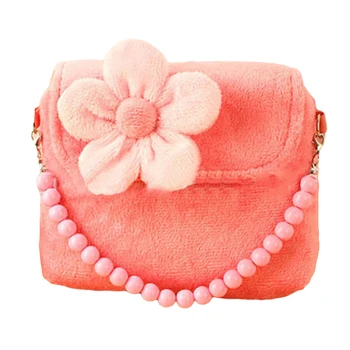 

Girls Kindergarten Mini Casual Gift Container Travel Single Strap 3D Shopping Cute Flower Children Bag