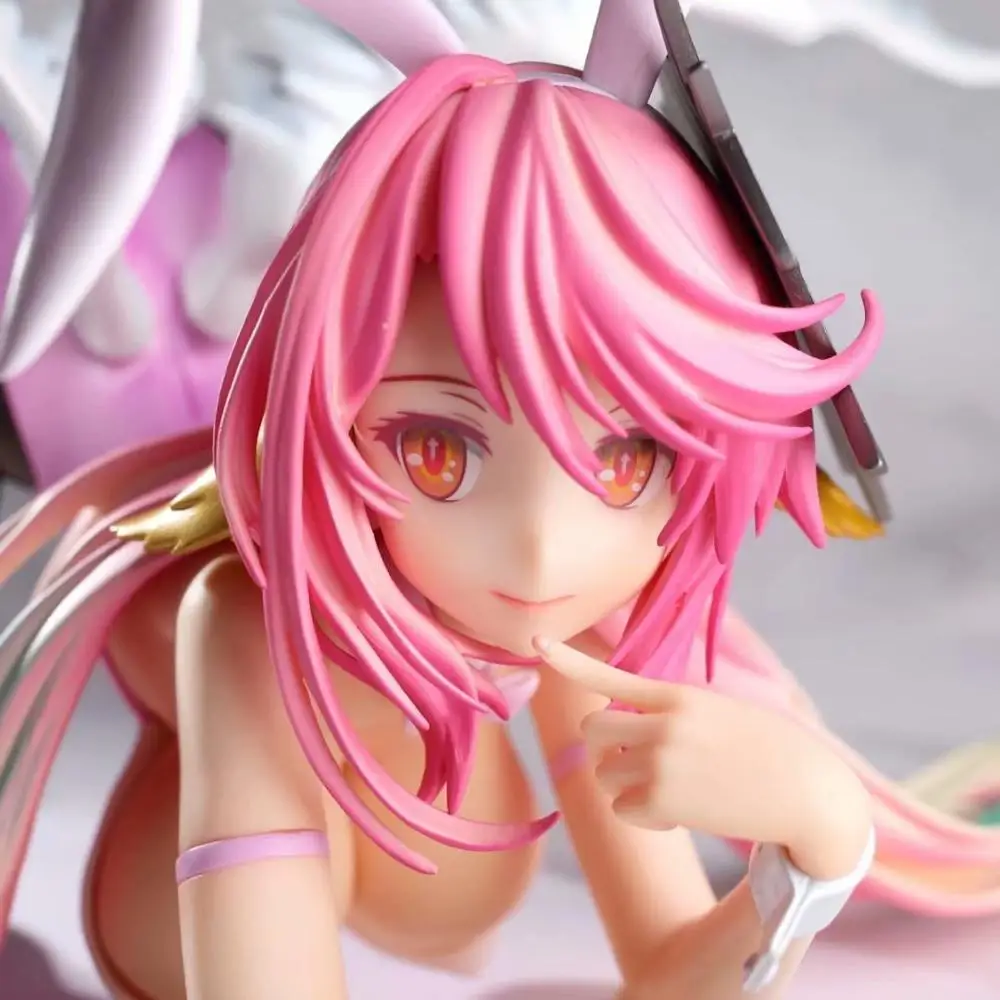 16 см No Game Life Sexy Rabbit Girl Jibril ПВХ 1/4 статуя для сбора игрушек и подарков | Игрушки хобби