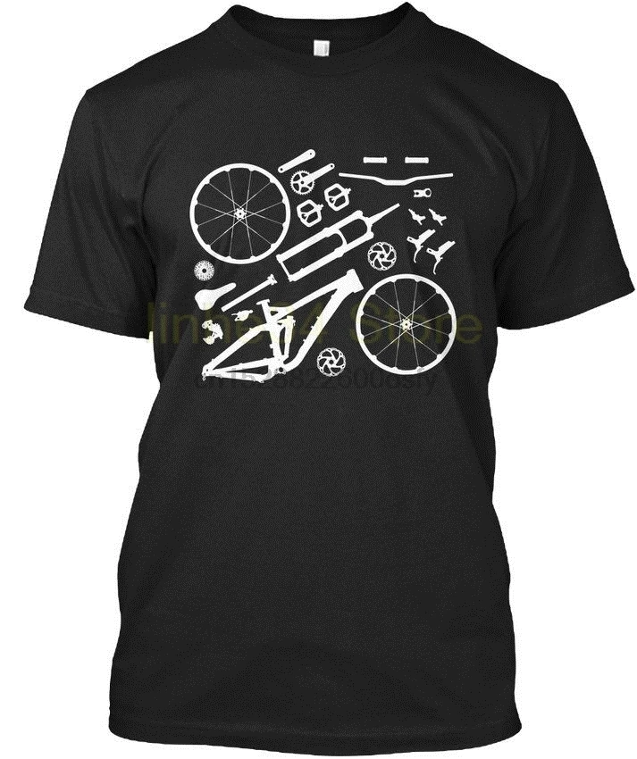 Nueva manera caliente de la venta los hombres del verano mtb Горный Байкер enduro consuir parte estandar camiseta унисекс |