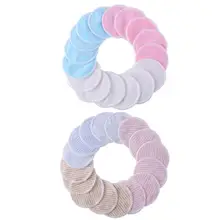 16 шт. моющиеся подушечки для снятия макияжа многоразовые хлопковые бамбуковые волокна для очистки кожи полотенце для чистки кожи лица полотенце для очистки слоеной ткани