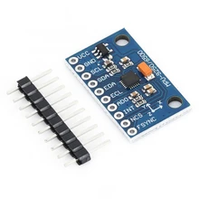 MPU-9250 I2C MPU9250 Three-Axis Gyroscope+Accelerator+Magnetometer Sensor Board 16-bit AD Converter Module GY-9250 IIC/I2C 3-5V