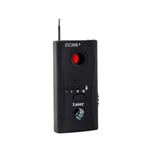 Caméra sans fil multifonction CC308 +, détecteur de Signal d'objectif, détection de Signal d'ondes Radio, WiFi RF GSM, gamme complète