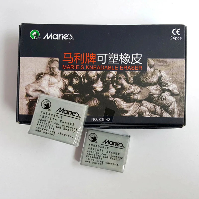 Pencil Eraser 1pcs Plasticity Soft Rubber Eraser Student Drawing Sketch
