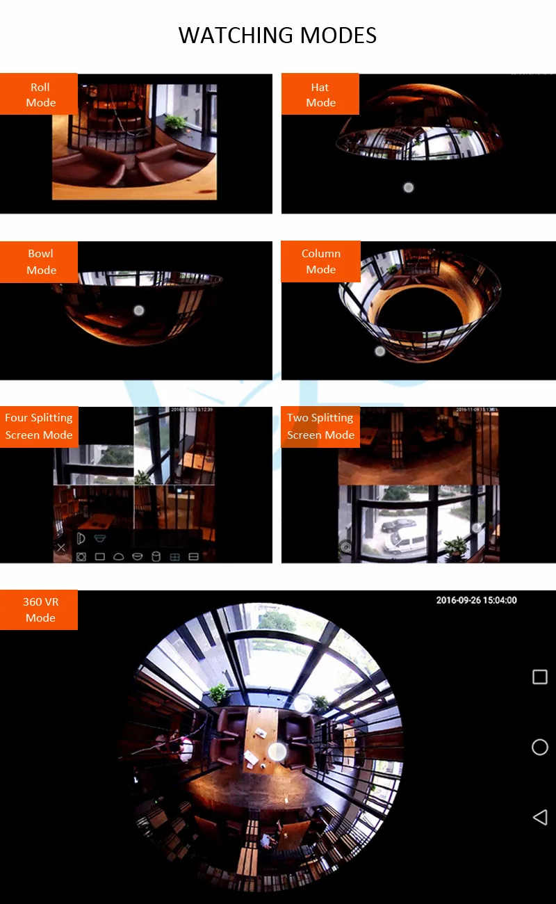 7 watching modes