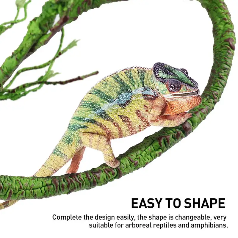 Reptile Vines Small Animals Habitat Branch for Lizard Decor