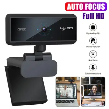 

HD 1080P Webcam Mini Computer PC WebCamera with Microphone Rotatable Cameras for Live Broadcast Video Calling Conference Work
