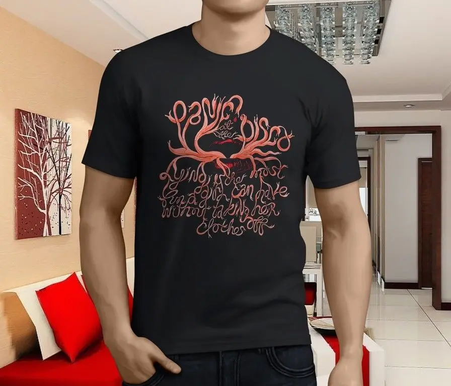New Panic At The Disco Band Death Of A Bachelor Men'S Black T Shirt Size S 3Xl 033652 |