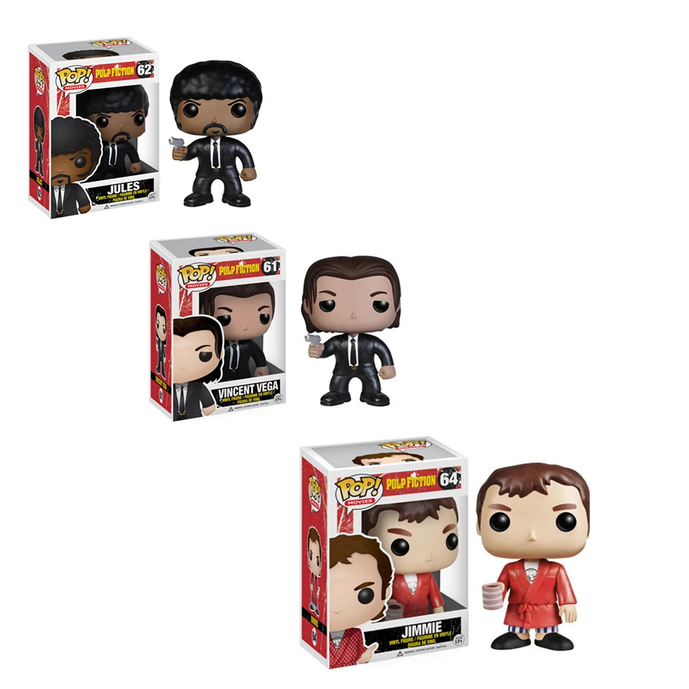 FUNKO POP Pulp fiction Jules Vincent Vega фигурки модель игрушки для детей рождественские подарки